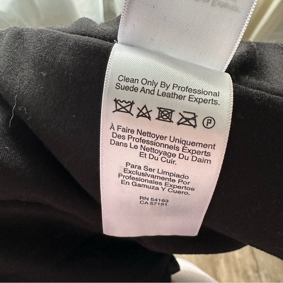 Sz XS Donna Karan Ney York Black Leather Jacket - Picture 9 of 14